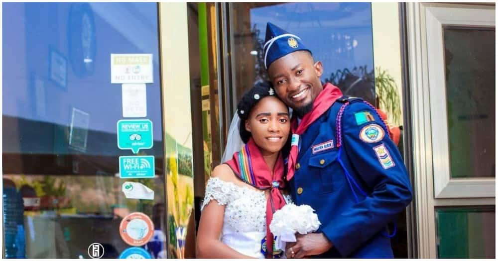 SDA Married Couple Wearing Guide Uniforms Go Viral Online: "Blessed Couple"