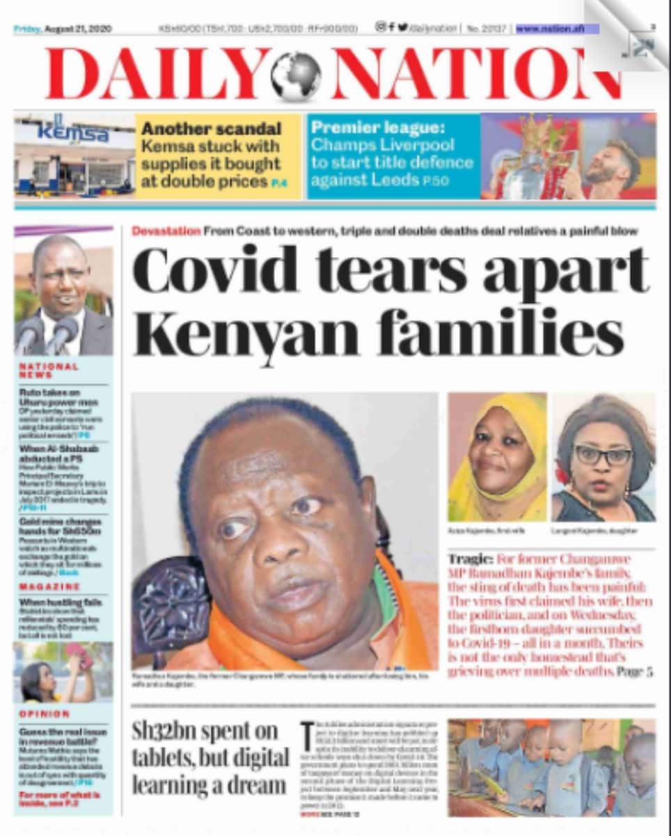 daily nation breaking news kenya today