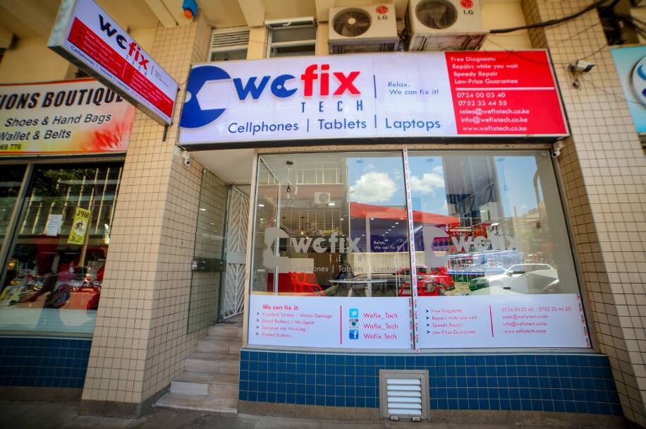 Amazing Nairobi shop using state of the art technology to repair phones, computers