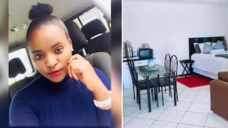 Young Woman Shows Off Her Neatly Arranged Bedsitter Where She Pays KSh 7,800 Rent