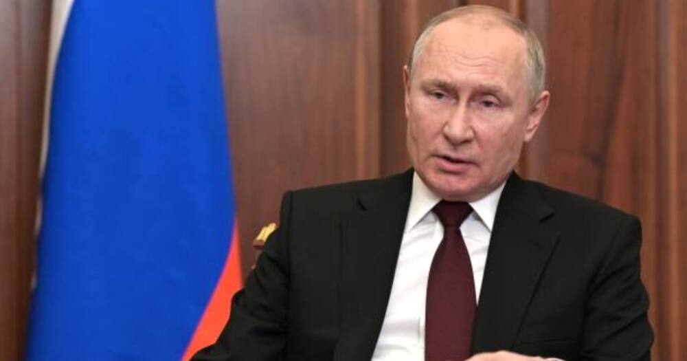 Russian president Vladimir Putin speaks at a past event.