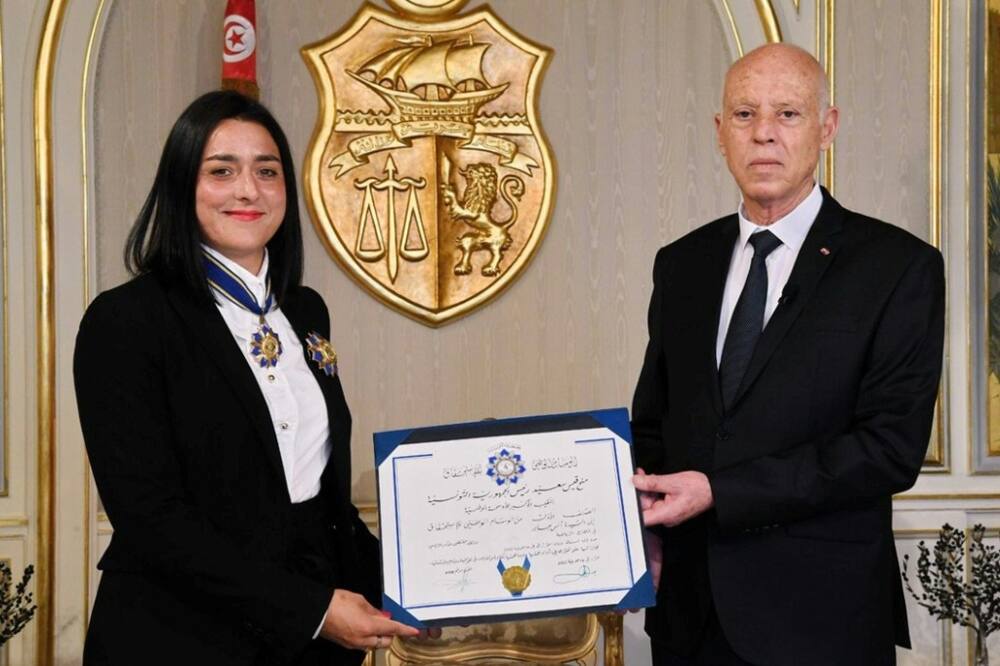 El mayor de Wimbledon, Jaber, recibió la Medalla al Mérito de Túnez