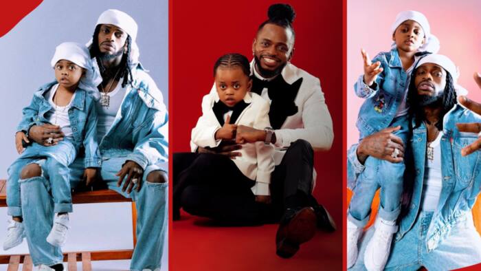Diamond Celebrates Son with Tanasha on Their Birthday, Rock Matching Outfits: "Love You King"