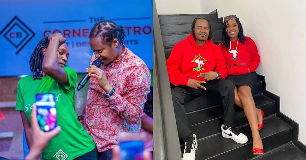 Jua Cali and Lilly Asigo.