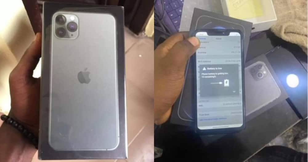 Lady buys iPhone 11 pro max only to discover it has android operating system