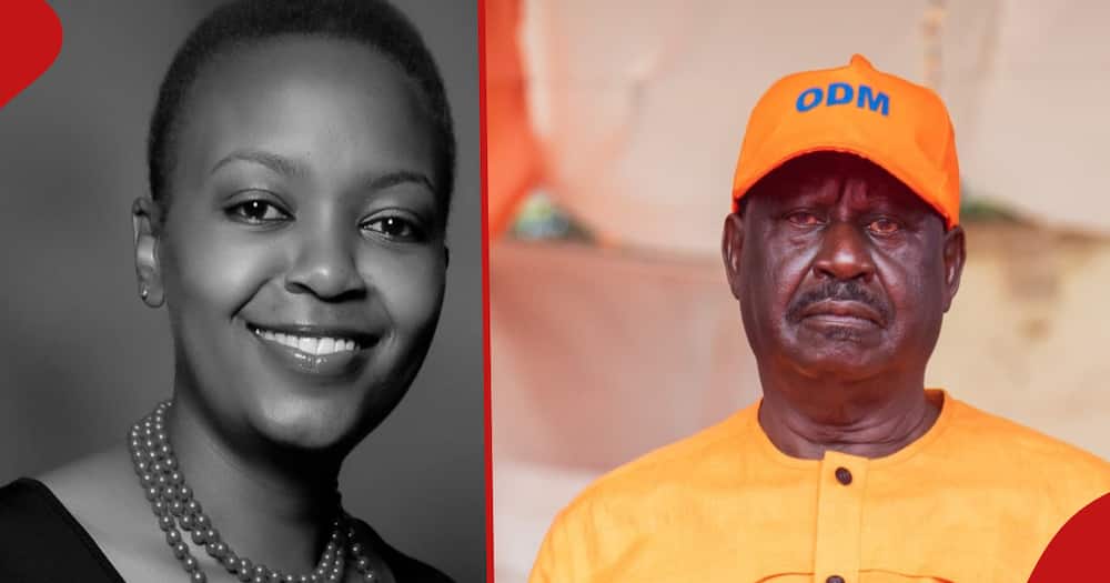 Rita Tinina (left frame). She has been found dead. Raila Odinga (right frame). He wants to become the next AUC chairperson.