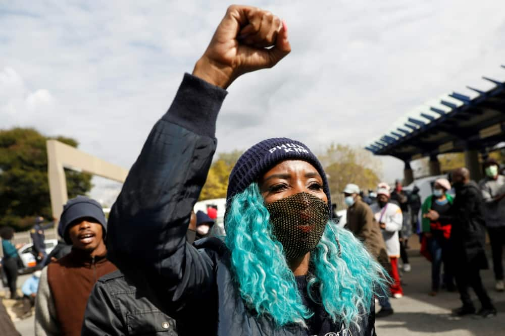 Protests erupted outside Eskom's offices near Johannesburg last year after the utility announced a further round of power cuts