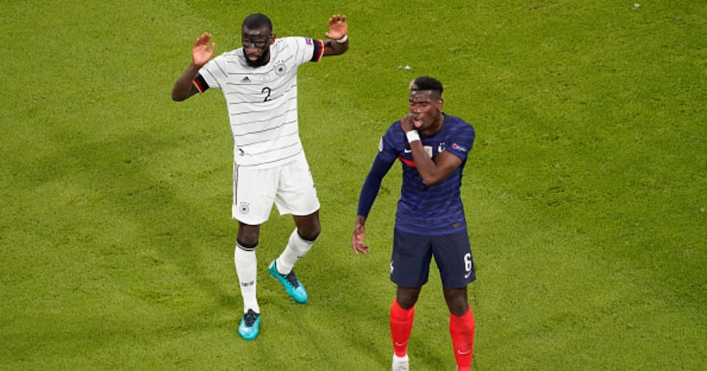 Paul Pogba Avunja Kimya Baada ya Antonio Rudiger Kumuuma Begani Kwenye Euro 2020