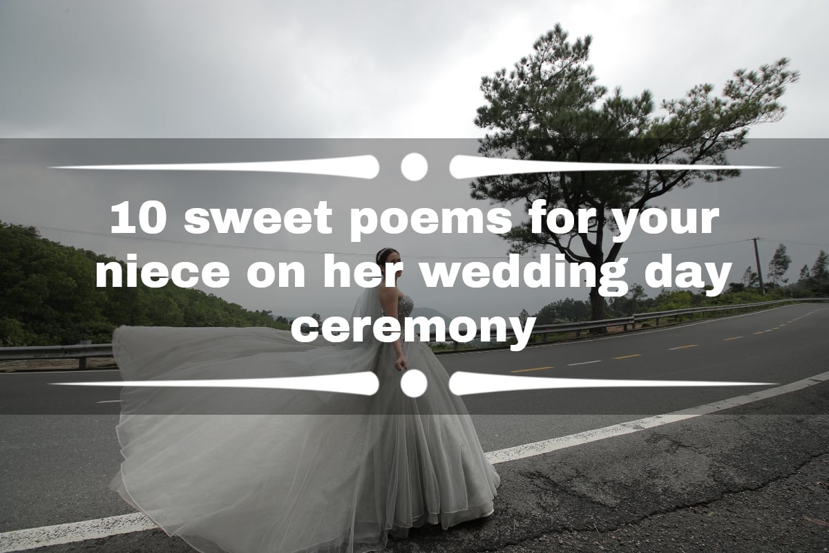 10 Sweet Poems For Your Niece On Her Wedding Day Ceremony Tuko co ke