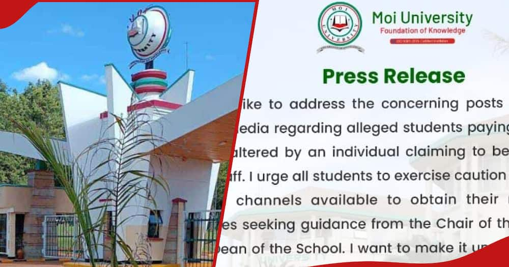 Moi University Denies Claims Students Are Being Conned KSh 35k by Staff ...