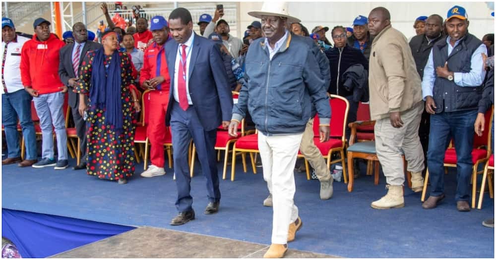 Raila Odinga and Peter Munya.