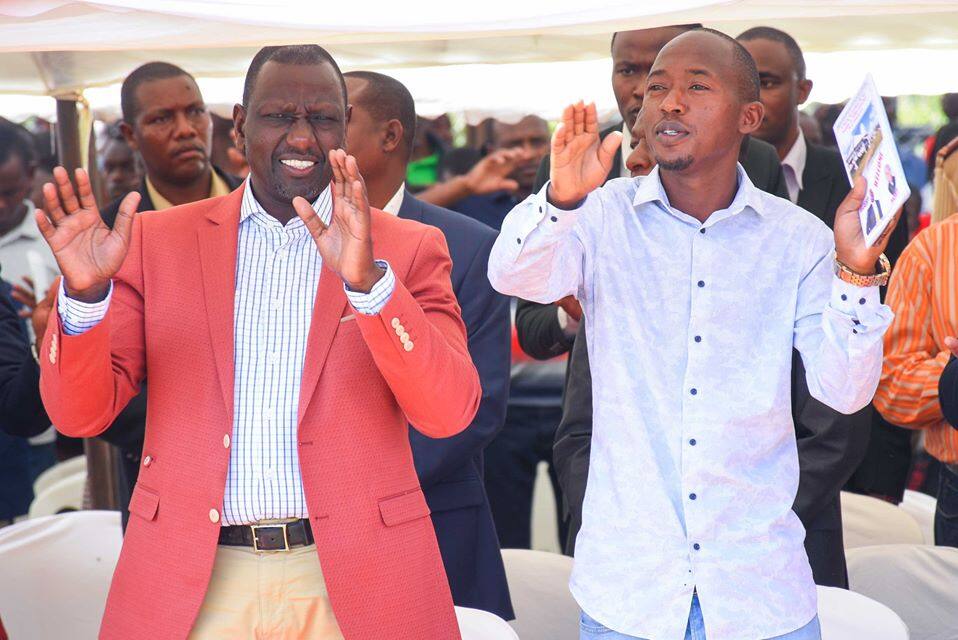 William Ruto sarcastically apologises to Alfred Mutua about firm handshake