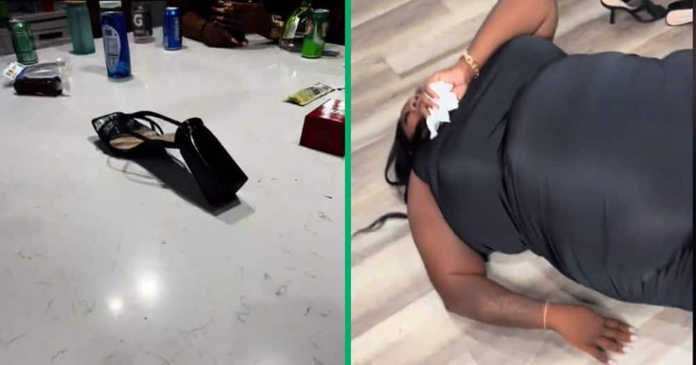 Woman Puzzles Netizens with Her Attempt to Walk in High Heels, Falls Down Stairs