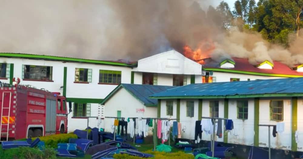 Kakamega High School was indefinitely closed following an early morning fire.