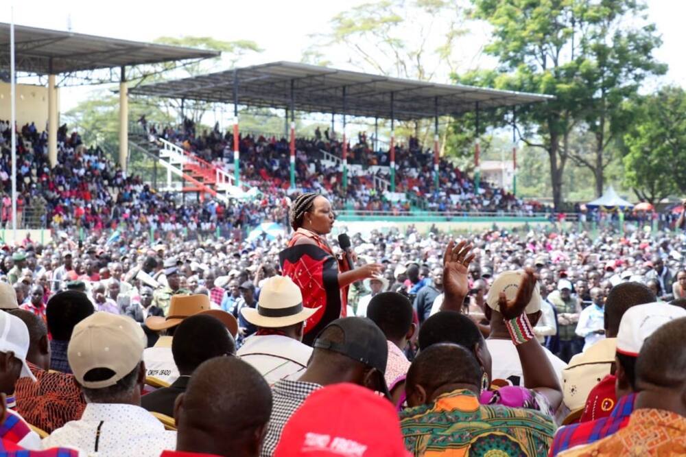 Moses Kuria Slams Waiguru and Sabina Chege Over Betrayal at Narok BBI Rally