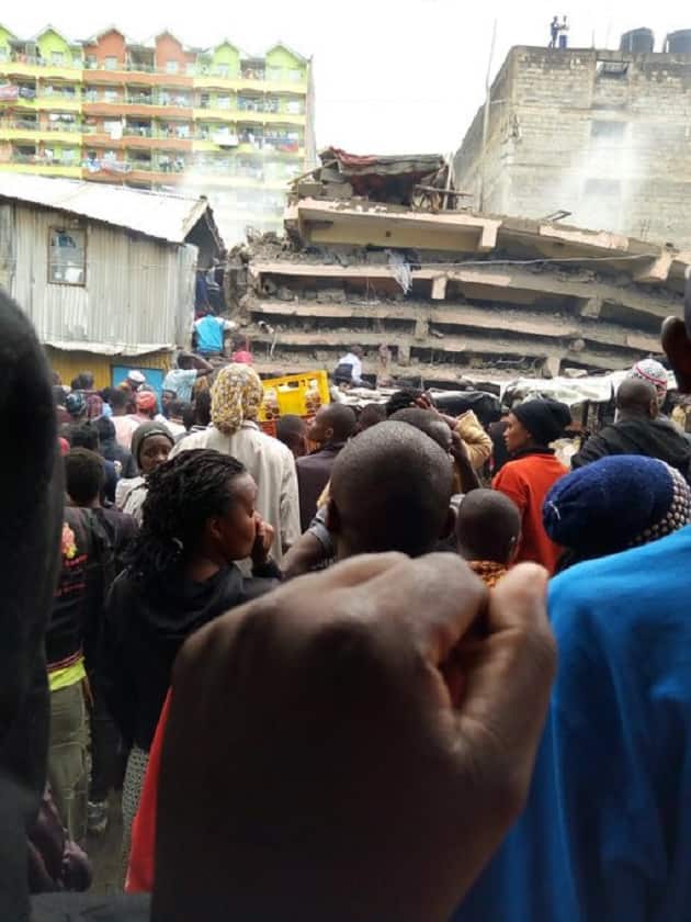 Several feared trapped after 6-storey building collapses in Tassia