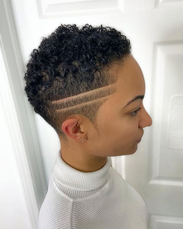 Clipkulture  Wavy Low Cut Style for Relaxed Hair