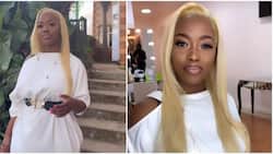 Corazon Kwamboka Debuts New Long Blonde Hairstyles as She Relishes Singlehood