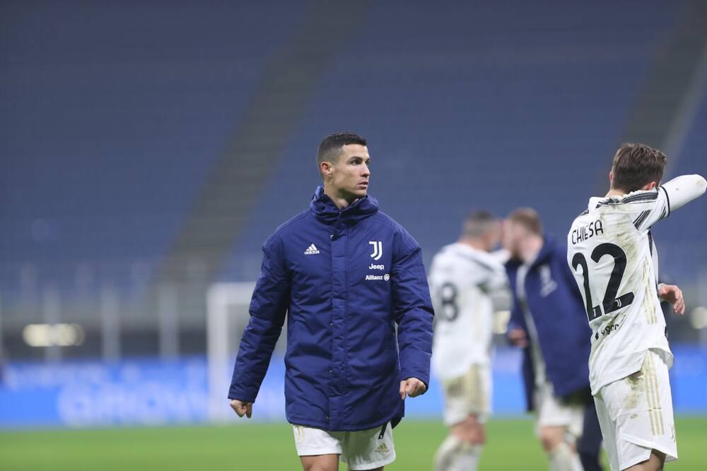 Cristiano Ronaldo in action for Juventus