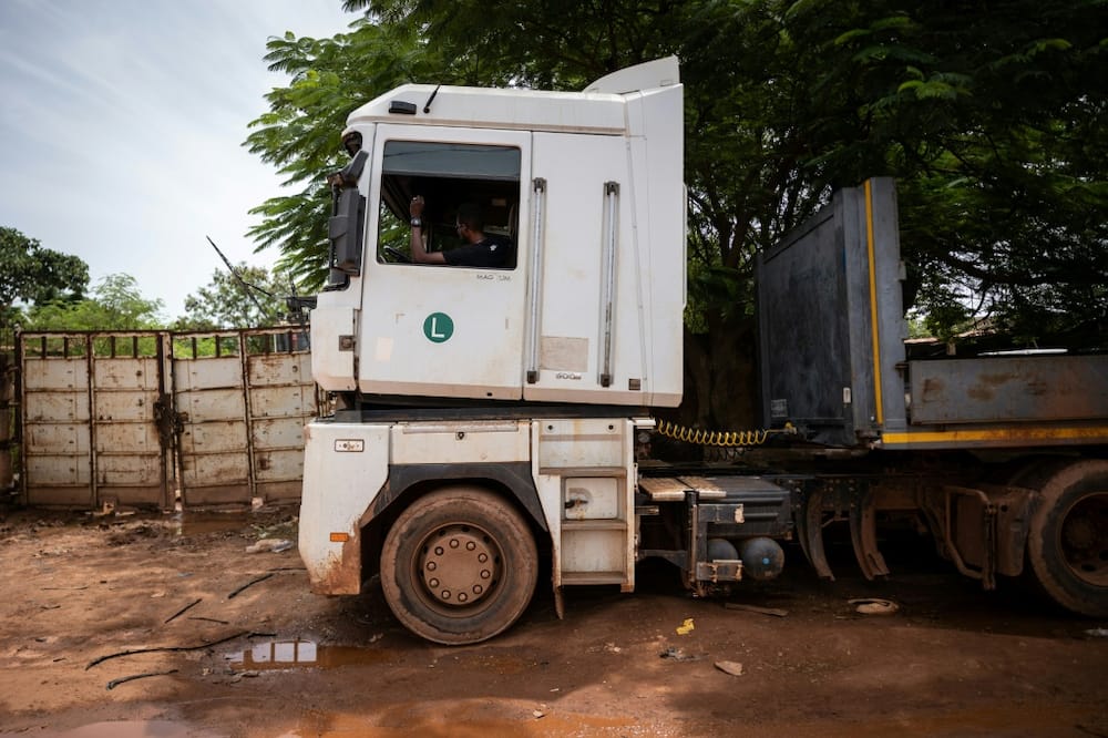 Aziz turned his lorry around to find shelter in the first village he could reach