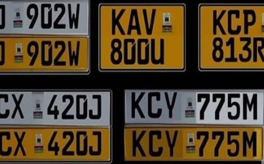 kenya number plate