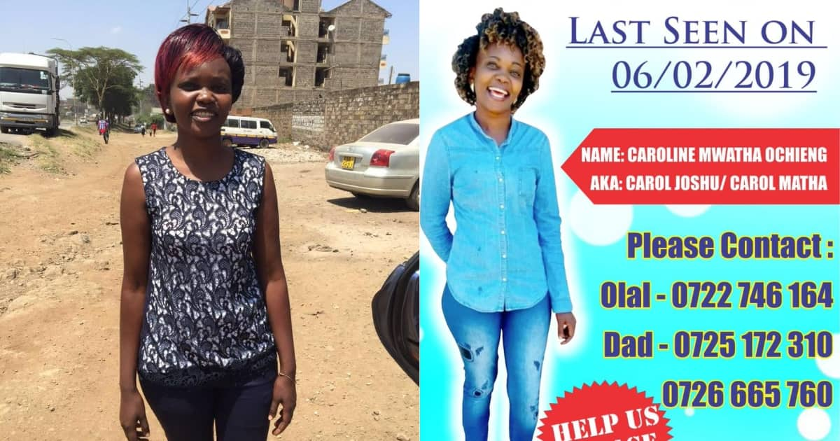 Image result for missing caroline mwatha