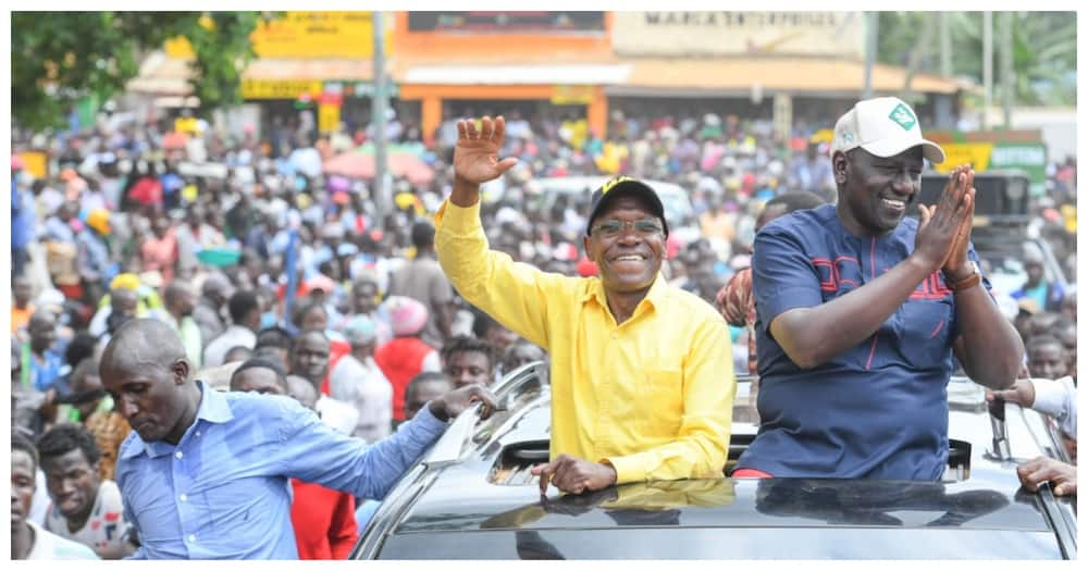 The press conference was disrupted by a Khalwale supporter.