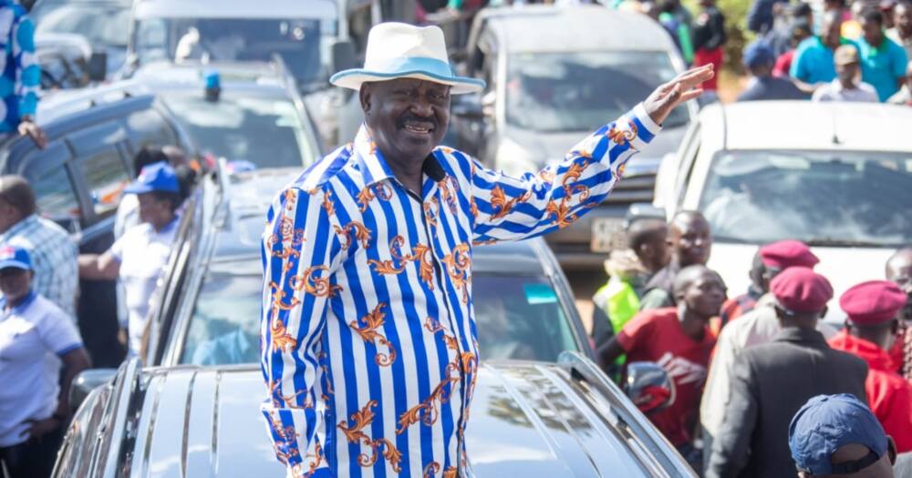 Raila Odinga dismissed the high cost of living during Uhuru's tenure.