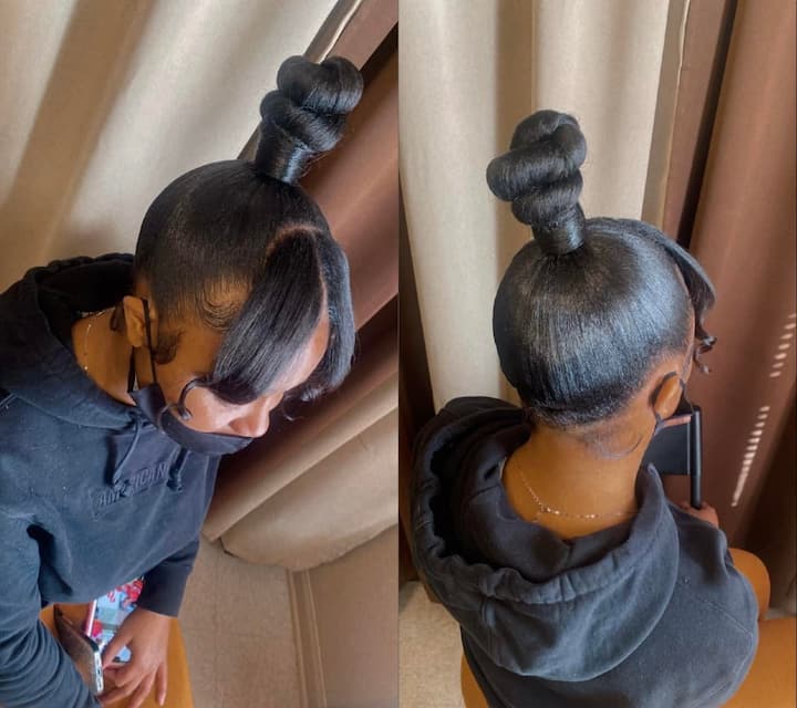 15 Top Knot Bun With Swoop Hairstyles To Try Out In 2023 - Tuko.co.ke