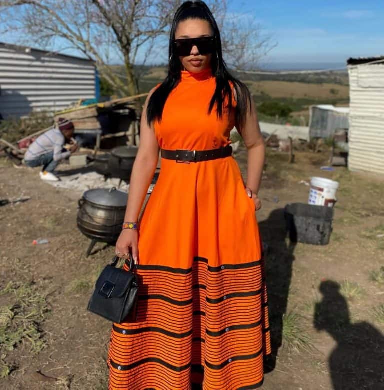 stylish Xhosa traditional wear