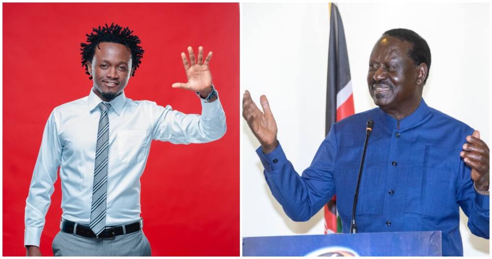 Bahati embraces Matthew name by Raila Odinga.