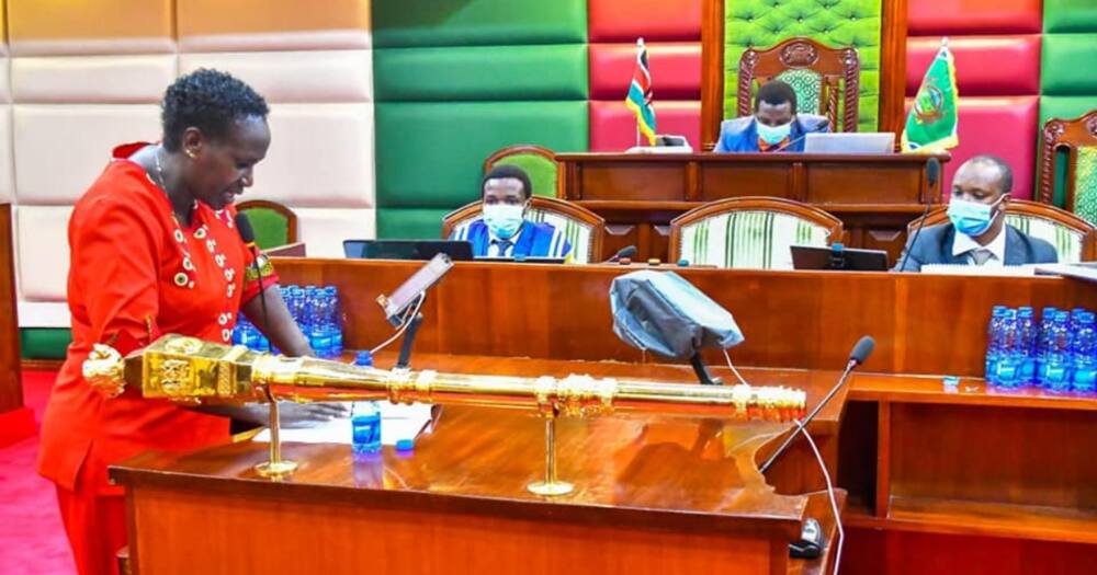 Chaos Erupt at Nyandarua County Assembly as Three-time Ousted Speaker Forces His Way Back