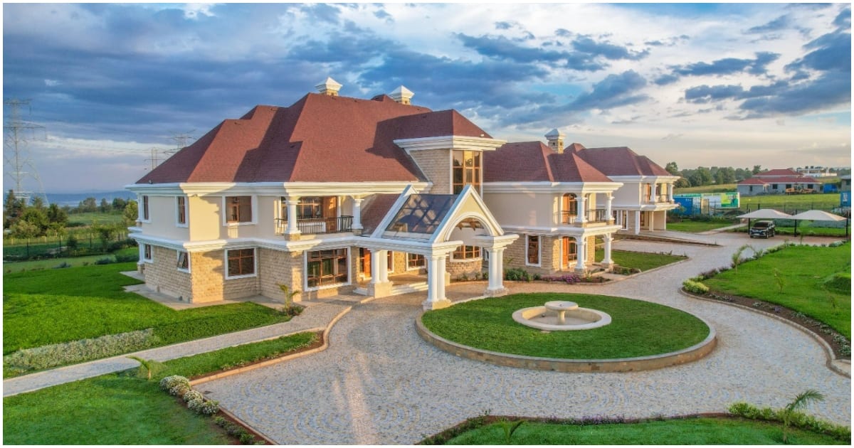 Breathtaking Aerial Photos Of Susan Kihika's Matrimonial Mansion ...