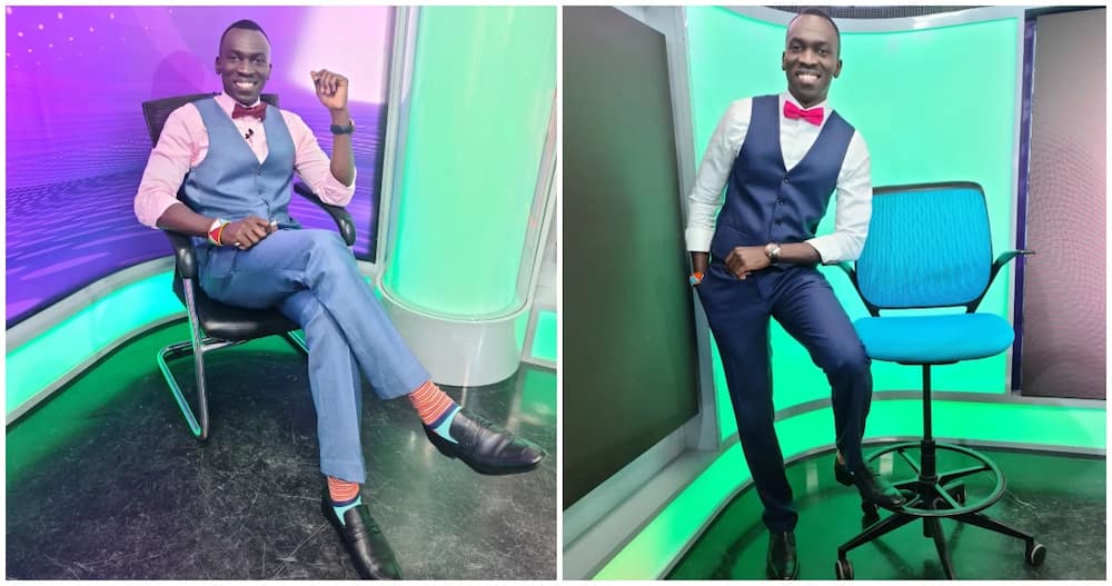 Trevor Ombija wows fans with cute photos.