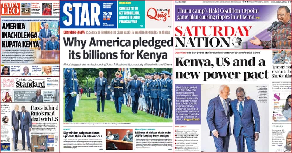 Magazeti ya Kenya: Uhuru Kenyatta Atumia Pesa Zake Kuwalipa Wafanyakazi Wanaofaa Kulipwa na Serikali