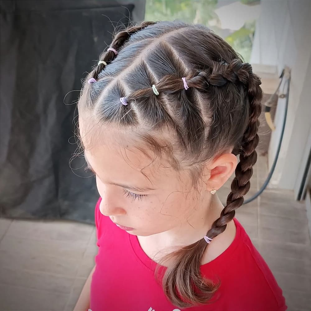 No rubber bands needed :-D  Natural hairstyles for kids, Natural