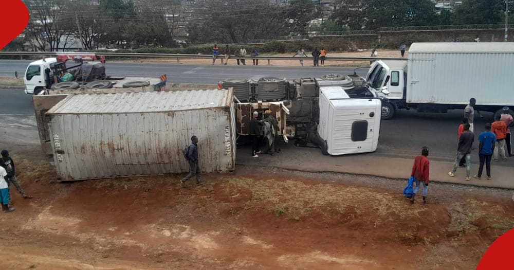 Lorry accident at Southern Bypass