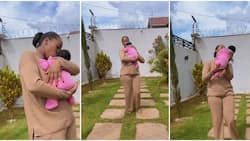Diana Marua Shows Off Lovely Home Compound as She Spends Quality Mother-Daughter Time with Newborn Malaika