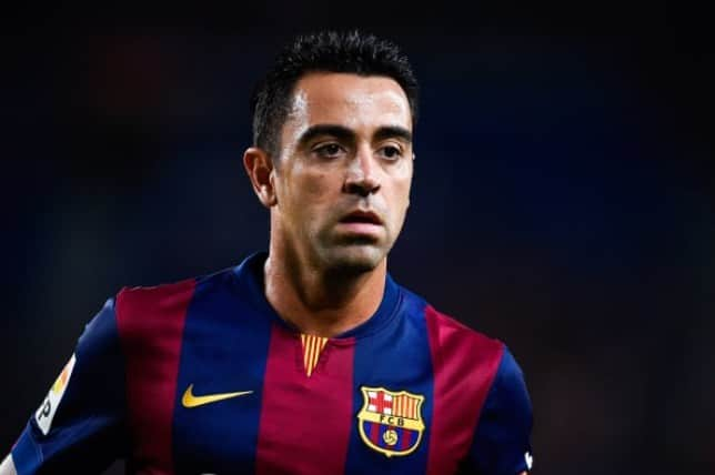 Barcelona football player Xavi Hernandez and Nuria Cunillera are seen  News Photo - Getty Images