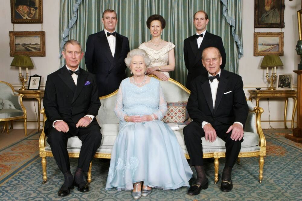 The queen and her husband, Prince Philip, had four children: Charles, Anne, Andrew and Edward