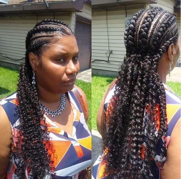 15 most beautiful thick cornrows hairstyles to try out in ...