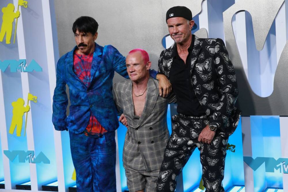 US rock band Red Hot Chili Peppers' members