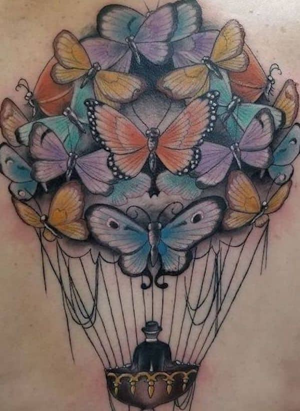 butterfly hand tattoos for girls