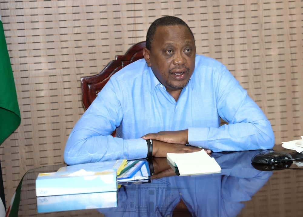 President Uhuru Kenyatta in a past meeting. Photo: State House Kenya