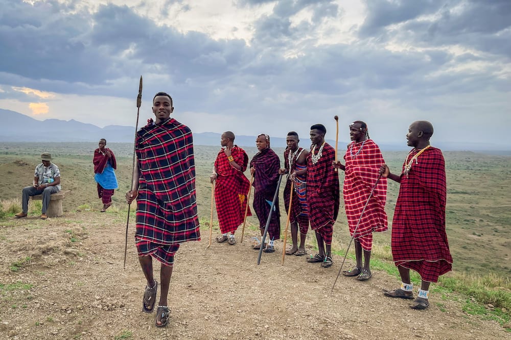How do the Maasai name their children?