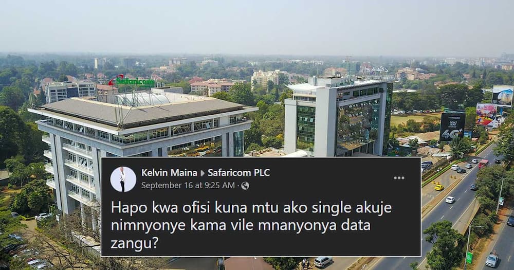 Man's message to Safaricom.