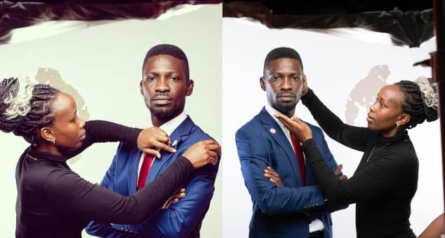 Bobi Wine threw his wife to an elegant party in South Africa.