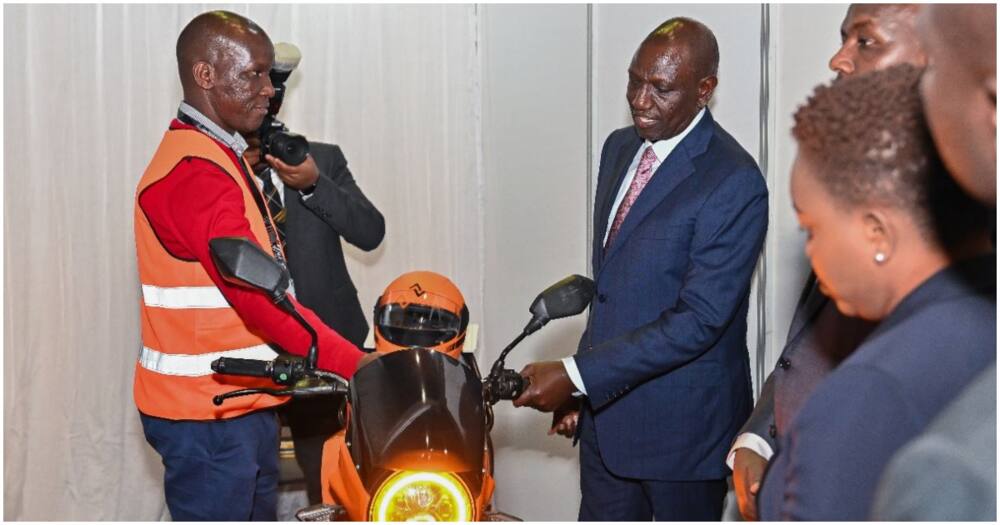 Ruto said the future of transport is electric.