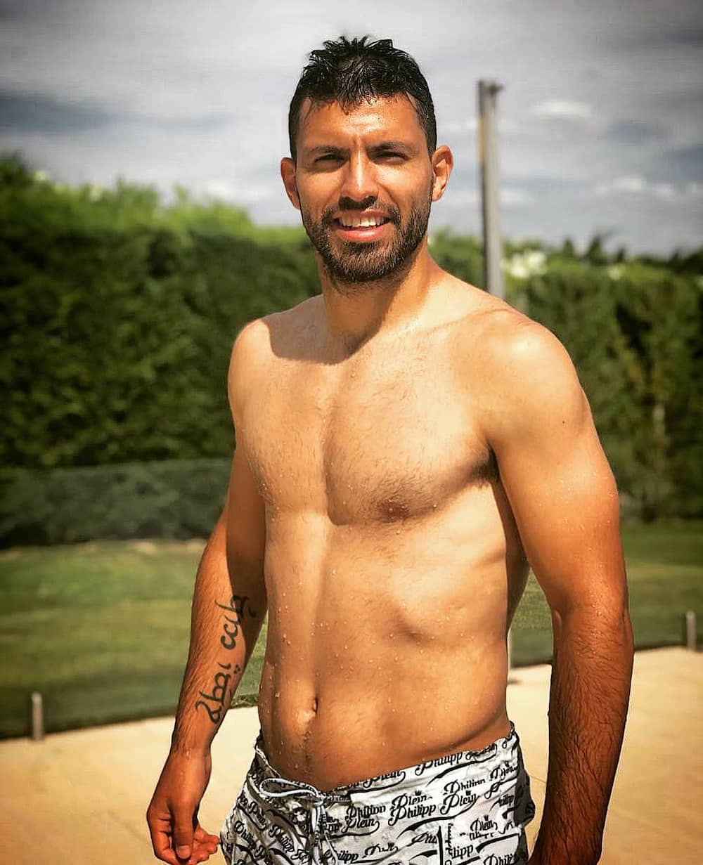 Sergio Aguero wife, children, football stats, family Tuko ...