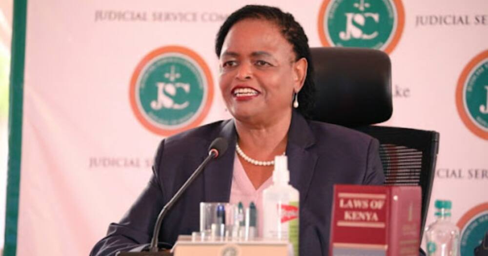 Chief justice Martha Koome.